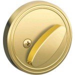 J Series Single Cylinder Deadbolt Finish: Bright Brass