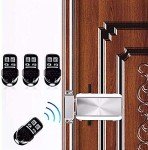 HONUTIGE Electronic Deadbolt Door Lock, Smart Wireless Anti-Theft Home Security Keyless Deadbolt Access Control System with 4 Remote Control