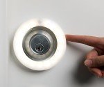 Door Halo: LED Door Keyhole Light