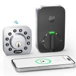 ULTRALOQ Z-Wave Smart Lock, 5 in 1 Keyless Entry Door Lock, Z-Wave Door Lock with Door Sensor, Works with Z-Wave Plus, Home Assistant, Compatible with SmartThings, Hubitat, Ezlo, etc, Deadbolt Lock