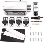 HONUTIGE Electronic Deadbolt Door Lock, Smart Wireless Anti-Theft Home Security Keyless Deadbolt Access Control System with 4 Remote Control