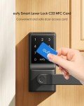 eufy NFC Card for Smart Lock C33, Access Card for Keyless Entry Door Lock C33, NFC Key Card Works for Built-in Wi-Fi Deadbolt C33, 3 Pcs