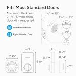 ULTRALOQ Z-Wave Smart Lock, 5 in 1 Keyless Entry Door Lock, Z-Wave Door Lock with Door Sensor, Works with Z-Wave Plus, Home Assistant, Compatible with SmartThings, Hubitat, Ezlo, etc, Deadbolt Lock