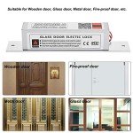 Electric Mortise Deadbolt Lock NC Fail Mode Low Temperature Bolt Security Lock with Solenoid Bolts for Fireproof Door Metal Door Glass Door Wooden Door