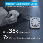 ULTRALOQ Z-Wave Smart Lock, 5 in 1 Keyless Entry Door Lock, Z-Wave Door Lock with Door Sensor, Works with Z-Wave Plus, Home Assistant, Compatible with SmartThings, Hubitat, Ezlo, etc, Deadbolt Lock