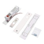 Electric Mortise Deadbolt Lock NC Fail Mode Low Temperature Bolt Security Lock with Solenoid Bolts for Fireproof Door Metal Door Glass Door Wooden Door