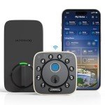 ULTRALOQ Bolt Fingerprint Smart Lock,Built-in WiFi Keyless Entry, Biometric Smart Deadbolt with Door Sensor, Voice Control with Siri/Alexa/Google,Smart Home Automation