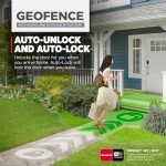 Kwikset Halo Select Smart Lock Keyless Entry Door Lock Wi-Fi and Matter Enabled Deadbolt No Hub Needed, Geofence Auto-Unlock, Grade AAA Certified, Easy Install, Satin Nickel Lifetime Finish Warranty
