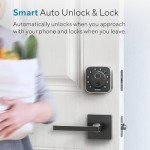 ULTRALOQ Bolt Fingerprint Smart Lock,Built-in WiFi Keyless Entry, Biometric Smart Deadbolt with Door Sensor, Voice Control with Siri/Alexa/Google,Smart Home Automation