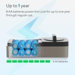 ULTRALOQ Bolt Fingerprint Smart Lock,Built-in WiFi Keyless Entry, Biometric Smart Deadbolt with Door Sensor, Voice Control with Siri/Alexa/Google,Smart Home Automation