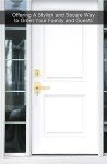 goldenwarm Keyed Alike Gold Door Handle with Deadbolt, Square Contemporary Brushed Gold Exterior Door Lock Set with Deadbolt, Heavy Duty Zinc-alloyed Front Entry Door Locksets with Deadbolt(1 Pack)
