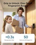 eufy Smart Lever Lock C33, Fingerprint Keyless Door Lock with Handle