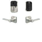 Yale Assure Lock 2 Touch with Wi-Fi and Valdosta Lever- Key-Free in Satin Nickel