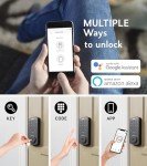Lio Home Smart Deadbolt Lock with PIN Code Keypad: Passcode Keyless Entry, App Control and Access Management, ANSI-Certified Deadbolt for Front Door, Vacation Rental, or Any othe Share Spaces