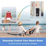 Smart Home Alarm System with Sensors & APP Control