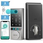 Devo G2 Smart Lock, Fingerprint Keyless Entry Door Lock with Doorbell, Front Door Smart Lock Electronic Deadbolt with App Control, Easy Install No Hub, IP54 Waterproof, Auto-Lock