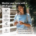 Lio Home Smart Deadbolt Lock with PIN Code Keypad: Passcode Keyless Entry, App Control and Access Management, ANSI-Certified Deadbolt for Front Door, Vacation Rental, or Any othe Share Spaces