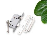Heavy Duty Chrome Mortice Lock with Keys