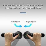 Kadonio 407 Smart Deadbolt, Fingerprint Electronic Deadbolt Door Lock, Bluetooth Keyless Entry Keypad Smart Deadbolt App Control, Ekeys Sharing, App Monitoring Auto Lock for Homes and Hotel, Black