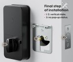 Smart Deadbolt Lock | No App Required or with App When Needed | IP65 Waterproof | Support Gateway and Alexa | Aluminum Alloy | Smart Keyless Entry Door Lock for Front Door | in-App 100 Users Managment