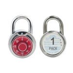 Lock 1 Pack Combination Lock Locker Lock for Gym and School Lockers Safe Combination Padlock Mini Combination Lock，Standard Dial Combination Lock