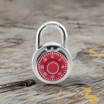 Lock 1 Pack Combination Lock Locker Lock for Gym and School Lockers Safe Combination Padlock Mini Combination Lock，Standard Dial Combination Lock