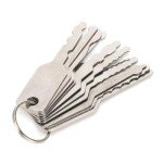 10pcs Stainless Steel Keys Emergency Car Opening Set Locksmith Unlocking Repairing Tools Kit