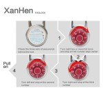 Lock 1 Pack Combination Lock Locker Lock for Gym and School Lockers Safe Combination Padlock Mini Combination Lock，Standard Dial Combination Lock