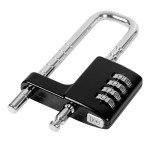 Lawnize Combination Padlock,Zinc Alloy,Long Shackle,Cabinet Lock,School,Bike,Gym,Sports lockers,Fences,Gate Lock, Adjustable Shackle,Tool case,Pool Lock.