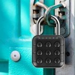 ​​​​​Combination Lock 6 Digit Password Combo Locker Lock, Aluminum Alloy Combination Lock for Locker Outdoor, Push Button Security Combination Padlock, School Lock, Gym Lock