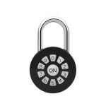 Decruil Smart Padlock for Outdoor Gate, Bluetooth Digital Padlock with Code, Electronic APP Control Lock for Gate, Locker, Fence