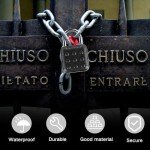 ​​​​​Combination Lock 6 Digit Password Combo Locker Lock, Aluminum Alloy Combination Lock for Locker Outdoor, Push Button Security Combination Padlock, School Lock, Gym Lock