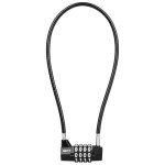 Lawnize Cable Locks with Combination,Steel Cable Rope Wire 4-Digit Combination Lock with Resettable Code for Bikes, Lockers, File Cabinets, Wardrobes, Small Fences,gate Lock, Pool Padlock.
