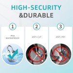 SFW Fingerprint Padlock,Smart Bluetooth Padlock with Code, Water Resistant Padlock with Mobile App.Suitable for Gyms, Sports Facilities, Bicycles, Schools, Luggage and Lockers, etc.