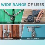SFW Fingerprint Padlock,Smart Bluetooth Padlock with Code, Water Resistant Padlock with Mobile App.Suitable for Gyms, Sports Facilities, Bicycles, Schools, Luggage and Lockers, etc.