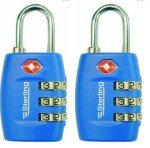 Sterling CPL126 Combination Padlock, Steel, 26mm (Pack of 2)