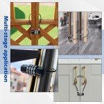 Lawnize Cable Locks with Combination,Steel Cable Rope Wire 4-Digit Combination Lock with Resettable Code for Bikes, Lockers, File Cabinets, Wardrobes, Small Fences,gate Lock, Pool Padlock.