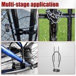 Lawnize Cable Locks with Letters, Text, Words Combination,Steel Cable Rope Wire Combination Lock with Resettable Code for Bikes, Lockers, File Cabinets, Wardrobes, Fences,gate Lock, Pool Padlock.