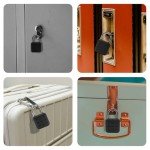 HIFAM Combination Lock, 6 Digit Codes Padlock, Little Locker Lock with Bluetooth App Control for Gym School Locker, Suitcase, Luggage, Black