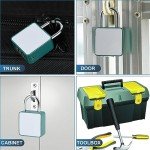 NBYT DIY Stickers, Painted Combination Lock, Create Your own Personalized Padlocks, Suitable for Travel suitcases, Bags, Backpacks, lockers