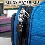 1Pcs Luggage Locks 3 Digit Travel Combination Locks Portable Small Combination Padlocks Zinc Alloy Suitcase Locks for Travel Bag Suitcase Lockers Backpack,Black
