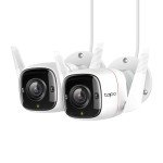Tapo 2K Outdoor Security Cameras - 2 Pack