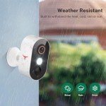 Novaquill Security Cameras Wireless Outdoor, 1080P Battery Powered WiFi Surveillance, Indoor Home Camera with 2-Way Audio, AI Human Detection, Color Night Vision, Cloud Storage, Live View (1 Pack)