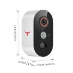 Novaquill Security Cameras Wireless Outdoor, 1080P Battery Powered WiFi Surveillance, Indoor Home Camera with 2-Way Audio, AI Human Detection, Color Night Vision, Cloud Storage, Live View (1 Pack)