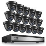 ZOSI 1080P Outdoor Security Camera System 8CH/16CH