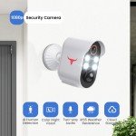 Wireless 1080P Outdoor Security Camera with Battery
