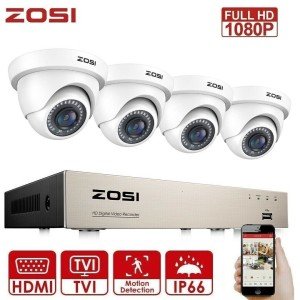ZOSI Full HD 1080P 8-Channel Security Camera System