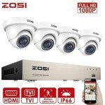ZOSI Full HD 1080P 8-Channel Security Camera System