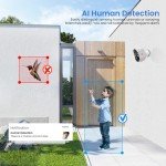 Wireless 1080P Outdoor Security Camera with Battery