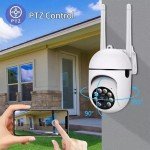 1080P WiFi Outdoor PTZ Security Camera